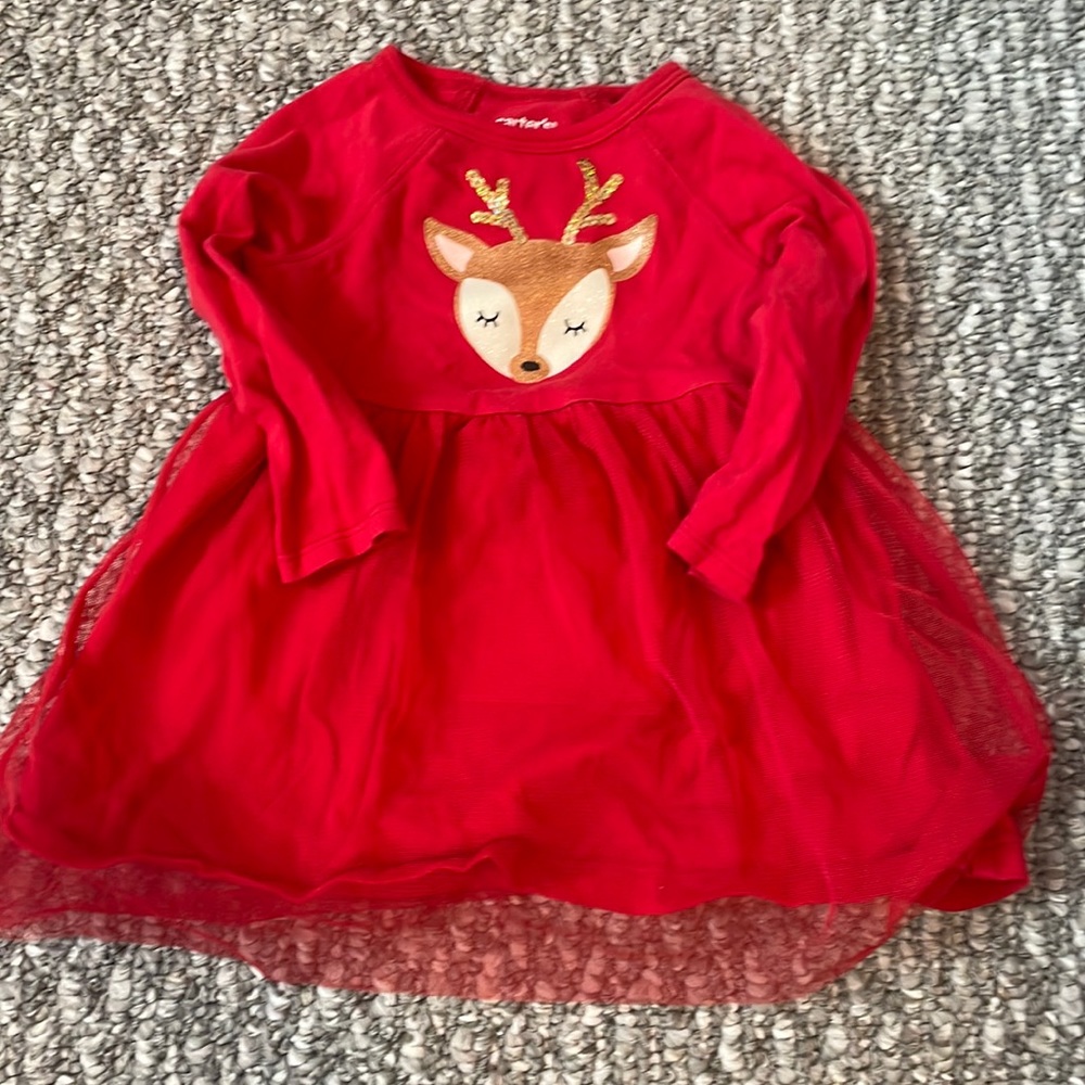 Too cute Reindeer Christmas  dress